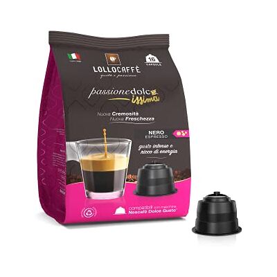 Lollo Caffè - Nero - Compatible Dolce-Gusto - Capsule de café - Publicité Lollo Caffè - Nero - Compatible Dolce-Gusto - Capsule de café - Publicité