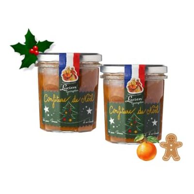 LUCIEN GEORGELIN Confiture de Noël au Pain d'Épices, 320g, Lot de 2 - Publicité LUCIEN GEORGELIN Confiture de Noël au Pain d'Épices, 320g, Lot de 2 - Publicité