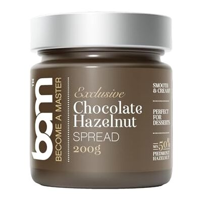 BAM Pâte à Tartiner aux Fruits à Coque de Qualité Supérieure – Parfaite pour Topping, Croissant, Dessert – 200g, Chocolat Noisettes - Publicité BAM Pâte à Tartiner aux Fruits à Coque de Qualité Supérieure – Parfaite pour Topping, Croissant, Dessert – 200g, Chocolat Noisettes - Publicité