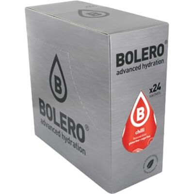 Bolero Boissons en poudre 24 sachets de 9 g (piment) - Publicité Bolero Boissons en poudre 24 sachets de 9 g (piment) - Publicité