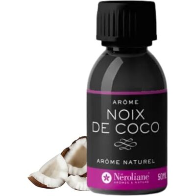 Néroliane NEROLIANE – Arôme Alimentaire Naturel Noix de Coco 50ml – Saveur Exotique et Gourmande – Pour Yaourts, Glaces, Gâteaux, Boissons, Fromage Blanc, Confiseries – Qualité Professionnelle – Made in France - Publicité Néroliane NEROLIANE – Arôme Alimentaire Naturel Noix de Coco 50ml – Saveur Exotique et Gourmande – Pour Yaourts, Glaces, Gâteaux, Boissons, Fromage Blanc, Confiseries – Qualité Professionnelle – Made in France - Publicité