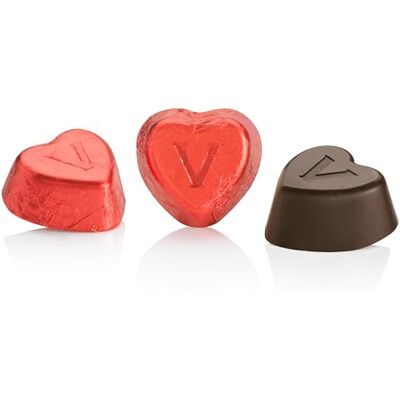 Venchi Chocolats en Forme de Cœur, Extra Noir, 1 Kg, Végétalien, Sans Gluten, Sans Colorants ni Conservateurs, Idée Cadeau Fête des Mères - Publicité Venchi Chocolats en Forme de Cœur, Extra Noir, 1 Kg, Végétalien, Sans Gluten, Sans Colorants ni Conservateurs, Idée Cadeau Fête des Mères - Publicité