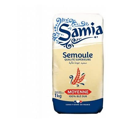géneric Semoule De Ble Moyenne 1Kg Samia (Lot De 4) Best Deal - Publicité géneric Semoule De Ble Moyenne 1Kg Samia (Lot De 4) Best Deal - Publicité