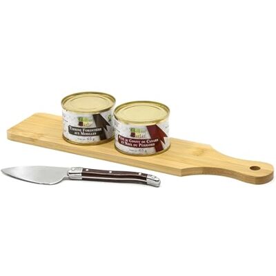 Cellier du Périgord panier gourmand Planche Dégustation et son Tartineur coffret gourmand spécial cadeau de noël panier garni à offrir - Publicité Cellier du Périgord panier gourmand Planche Dégustation et son Tartineur coffret gourmand spécial cadeau de noël panier garni à offrir - Publicité