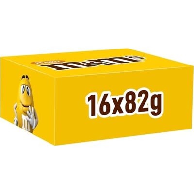 M&M's PEANUT Bonbons Chocolat au Lait & Cacahuètes Grand Format Lot de 16 x 82g - Publicité M&M's PEANUT Bonbons Chocolat au Lait & Cacahuètes Grand Format Lot de 16 x 82g - Publicité