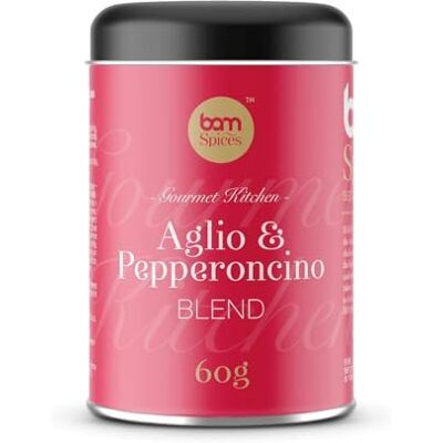 BAM Mélange d'Épices – Pour Recettes Sucrées et Salées, Sans Gluten, Saveurs Naturelles, Sans Additifs – Ail et Piment, 60 g - Publicité BAM Mélange d'Épices – Pour Recettes Sucrées et Salées, Sans Gluten, Saveurs Naturelles, Sans Additifs – Ail et Piment, 60 g - Publicité
