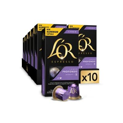 L'OR Espresso Lungo Profondo Intensité 8 - Capsules de Café - Publicité L'OR Espresso Lungo Profondo Intensité 8 - Capsules de Café - Publicité