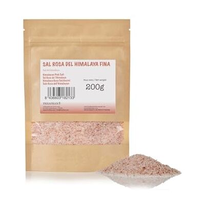 FRISAFRAN Sel Rose De l’Himalaya Fin 200g Sel de l'Himalaya Naturel sel rose de l'himalaya sel Pas D'additifs sel himalaya sel himalaya rose gros sel sel regenerant digestion saine - Publicité FRISAFRAN Sel Rose De l’Himalaya Fin 200g Sel de l'Himalaya Naturel sel rose de l'himalaya sel Pas D'additifs sel himalaya sel himalaya rose gros sel sel regenerant digestion saine - Publicité
