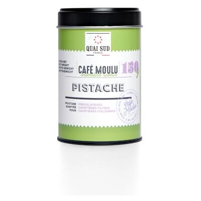 QUAI SUD Café Moulu Aromatisé 150g Saveur Pistache Torréfaction Légère - Publicité QUAI SUD Café Moulu Aromatisé 150g Saveur Pistache Torréfaction Légère - Publicité