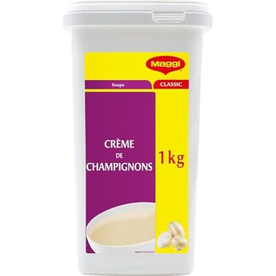 Maggi PROFESSIONAL Crème de Champignons pour 10L de soupe Boîte de 1kg - Publicité Maggi PROFESSIONAL Crème de Champignons pour 10L de soupe Boîte de 1kg - Publicité