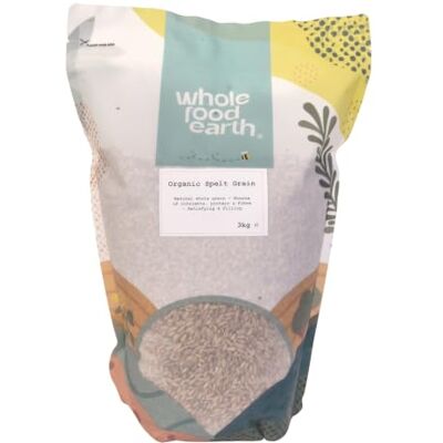 Wholefood Earth Grains d’épeautre bio 3 kg – Riche en fibres naturelles, céréale ancienne, facile à digérer, sans OGM, idéal cuisine saine et végétalienne - Publicité Wholefood Earth Grains d’épeautre bio 3 kg – Riche en fibres naturelles, céréale ancienne, facile à digérer, sans OGM, idéal cuisine saine et végétalienne - Publicité