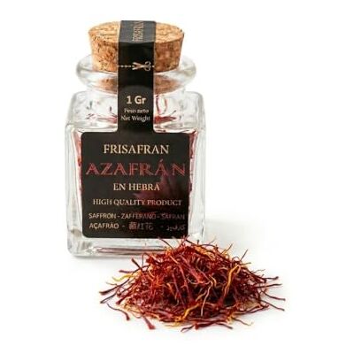 FRISAFRAN Safran Filaments 1g safran en pistils Fil de Safran Safran Safran Bio Safran Biologique Safran Pistil Sans Colorant ni Conservateur épice certifiée Safran naturel - Publicité FRISAFRAN Safran Filaments 1g safran en pistils Fil de Safran Safran Safran Bio Safran Biologique Safran Pistil Sans Colorant ni Conservateur épice certifiée Safran naturel - Publicité