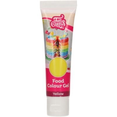 FunCakes Food Colour Gel Jaune: Colorant Alimentaire Gel Concentré pour le Fondant, la Pâte d'Amande, la Crème. Dosage Simple et Facile. Créer des Couleurs Vives. Halal. 30 g - Publicité FunCakes Food Colour Gel Jaune: Colorant Alimentaire Gel Concentré pour le Fondant, la Pâte d'Amande, la Crème. Dosage Simple et Facile. Créer des Couleurs Vives. Halal. 30 g - Publicité