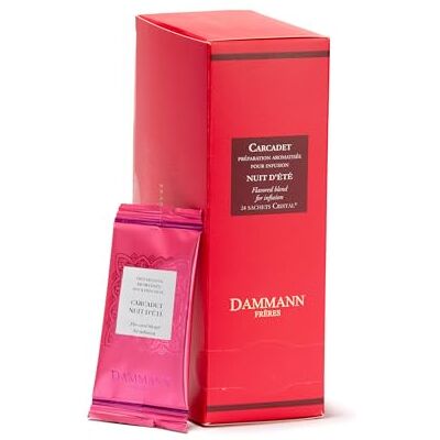 Dammann Frères Nuit d'été Carcadet 24 sachets individuels - Publicité Dammann Frères Nuit d'été Carcadet 24 sachets individuels - Publicité