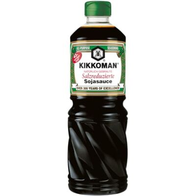 Kikkoman Sauce soja à faible teneur en sel 32 oz - Publicité Kikkoman Sauce soja à faible teneur en sel 32 oz - Publicité
