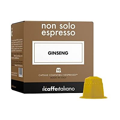 Il Caffè Italiano Ginseng Capsule - Nespresso compatible - 80 capsules - Publicité Il Caffè Italiano Ginseng Capsule - Nespresso compatible - 80 capsules - Publicité