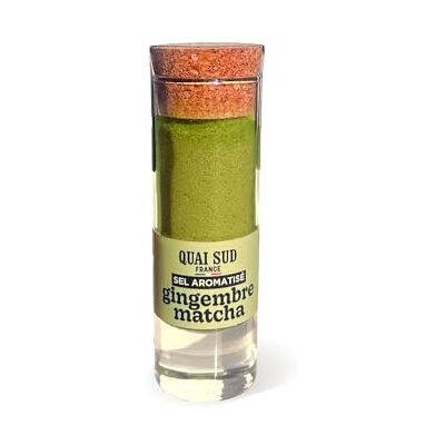 QUAI SUD Sel Gingembre, Thé Vert Matcha – Assaisonnement aux Notes Fraîches, Végétales & Épicées Idéal pour Poissons, Légumes, Woks & Cuisine Créative 60 g Verre Shot - Publicité QUAI SUD Sel Gingembre, Thé Vert Matcha – Assaisonnement aux Notes Fraîches, Végétales & Épicées Idéal pour Poissons, Légumes, Woks & Cuisine Créative 60 g Verre Shot - Publicité