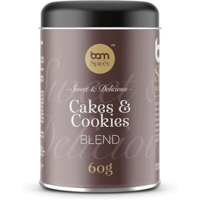 BAM Mélange d'Épices – Pour Recettes Sucrées et Salées, Sans Gluten, Saveurs Naturelles, Sans Additifs – Gâteaux et Biscuits, 60 g - Publicité BAM Mélange d'Épices – Pour Recettes Sucrées et Salées, Sans Gluten, Saveurs Naturelles, Sans Additifs – Gâteaux et Biscuits, 60 g - Publicité