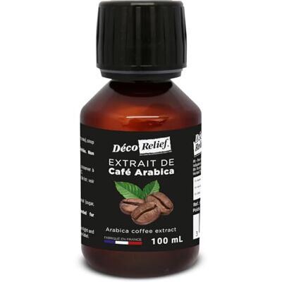 Déco Relief Extrait de café 100ml - Publicité Déco Relief Extrait de café 100ml - Publicité