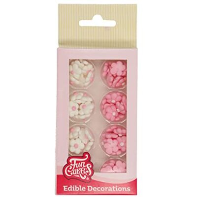 FunCakes Décorations en Sucre Little Flower Mix: Prêt à l'emploi pour la décoration de gâteaux, pour les cupcakes, les muffins et autres, Edible Sugar Decorations Set/32 - Publicité FunCakes Décorations en Sucre Little Flower Mix: Prêt à l'emploi pour la décoration de gâteaux, pour les cupcakes, les muffins et autres, Edible Sugar Decorations Set/32 - Publicité