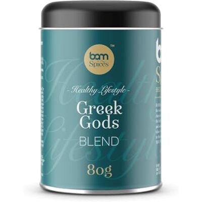 BAM Mélange d'Épices – Pour Recettes Sucrées et Salées, Sans Gluten, Saveurs Naturelles, Sans Additifs – Dieux Grecs, 80 g - Publicité BAM Mélange d'Épices – Pour Recettes Sucrées et Salées, Sans Gluten, Saveurs Naturelles, Sans Additifs – Dieux Grecs, 80 g - Publicité