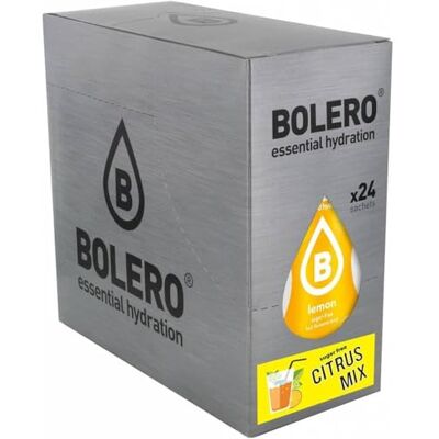 Bolero Boléro CITRUS MIX 24 x 9 g I boisson gazeuse rafraîchissante en poudre à la Stevia Vitamine C le choix des diabétiques dans le monde saveurs d'agrumes variés la meilleure boisson d'été - Publicité Bolero Boléro CITRUS MIX 24 x 9 g I boisson gazeuse rafraîchissante en poudre à la Stevia Vitamine C le choix des diabétiques dans le monde saveurs d'agrumes variés la meilleure boisson d'été - Publicité