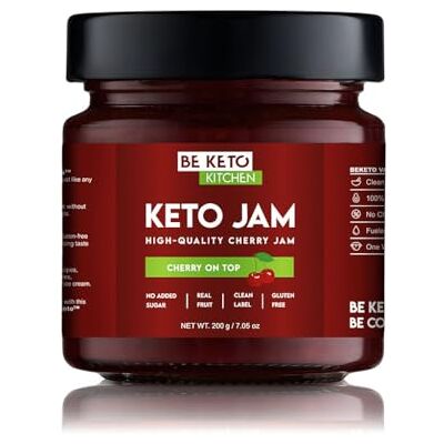BeKeto - Keto Cherry Jam 200g - LowCarb - Cherry - Jam - Publicité BeKeto - Keto Cherry Jam 200g - LowCarb - Cherry - Jam - Publicité