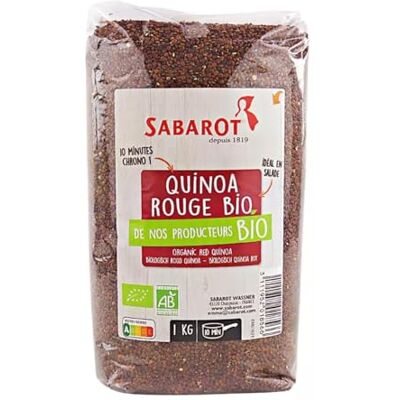 Sabarot Quinoa rouge Bio sachet 1Kg - Publicité Sabarot Quinoa rouge Bio sachet 1Kg - Publicité
