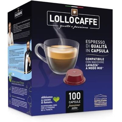 Lollo Caffè Argento Capsules de Café - Capsules de Café - Publicité Lollo Caffè Argento Capsules de Café - Capsules de Café - Publicité