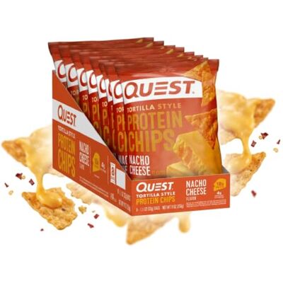 Garmin Nutrition Protein Tortilla Chips (8x32g) Nacho Cheese - Publicité Garmin Nutrition Protein Tortilla Chips (8x32g) Nacho Cheese - Publicité