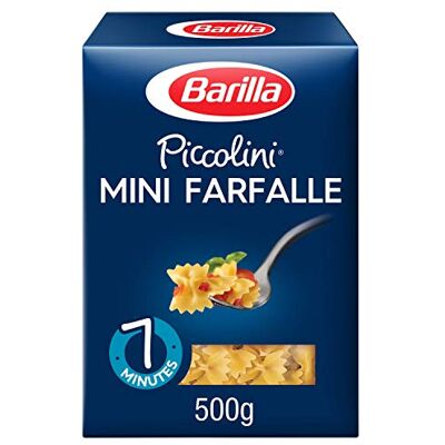 Barilla Pâtes Piccolini Mini Farfalle, 500g - Publicité Barilla Pâtes Piccolini Mini Farfalle, 500g - Publicité