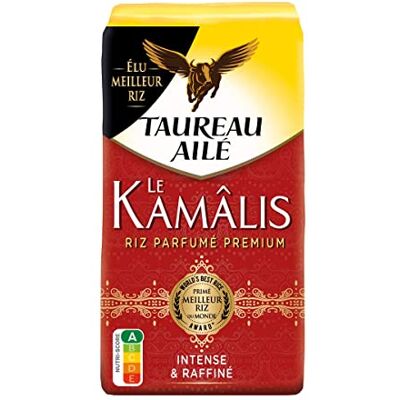 AUCHAN Lot de 3 unités *** TAUREAU AILE Riz Le Kamâlis parfumé premium intense et raffiné 500g - Publicité AUCHAN Lot de 3 unités *** TAUREAU AILE Riz Le Kamâlis parfumé premium intense et raffiné 500g - Publicité