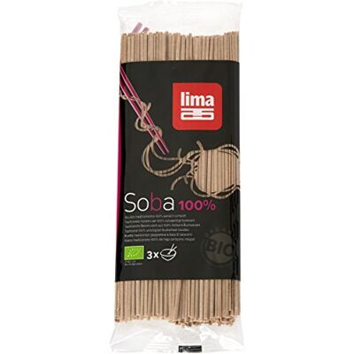 Lima Soba Nouilles 100% Sarrasin Complet Bio 200 g - Publicité Lima Soba Nouilles 100% Sarrasin Complet Bio 200 g - Publicité