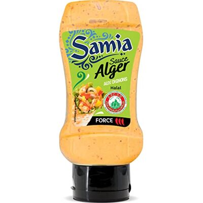 AUCHAN Lot de 3 unités *** SAMIA Sauce Alger aux oignons halal 350g - Publicité AUCHAN Lot de 3 unités *** SAMIA Sauce Alger aux oignons halal 350g - Publicité
