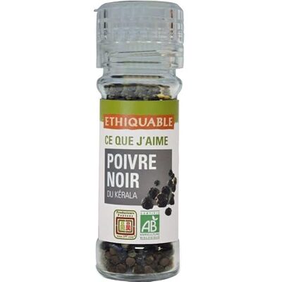 ETHIQUABLE Poivre noir du Kérala en grains bio & équitable - Publicité ETHIQUABLE Poivre noir du Kérala en grains bio & équitable - Publicité