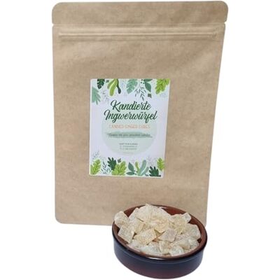 IGART FOOD & WOOD Gingembre Confit en Cubes Ingrédient Aromatique pour Thé Pâtisseries et Desserts Snack Sucré Sachet (1kg) - Publicité IGART FOOD & WOOD Gingembre Confit en Cubes Ingrédient Aromatique pour Thé Pâtisseries et Desserts Snack Sucré Sachet (1kg) - Publicité