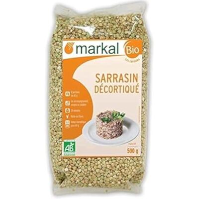 Markal Graines de sarrasin décortiquées bio 500g - Publicité Markal Graines de sarrasin décortiquées bio 500g - Publicité