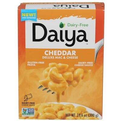 Daiya Deluxe Cheezy Mac Cheddar Style 10.6 oz. by - Publicité Daiya Deluxe Cheezy Mac Cheddar Style 10.6 oz. by - Publicité