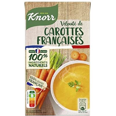Knorr Soupe Velouté Carottes 1L - Publicité Knorr Soupe Velouté Carottes 1L - Publicité