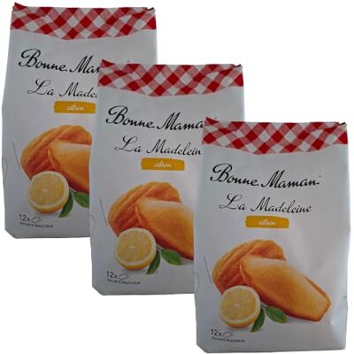 genéric BONNE MAMAN Madeleine Citron 300G Trois Articles - Publicité genéric BONNE MAMAN Madeleine Citron 300G Trois Articles - Publicité