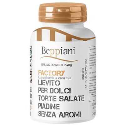 Beppiani Livito Instant Professional Powder Soft and Salty Baking Powder Non-Aroma Made in Italy For Cakes, Savory Cakes, Panckakes, Perfect Lievitation Supreme Taste - Publicité Beppiani Livito Instant Professional Powder Soft and Salty Baking Powder Non-Aroma Made in Italy For Cakes, Savory Cakes, Panckakes, Perfect Lievitation Supreme Taste - Publicité