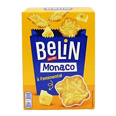 Belin Crackers monaco emmental Le paquet de 100g - Publicité Belin Crackers monaco emmental Le paquet de 100g - Publicité
