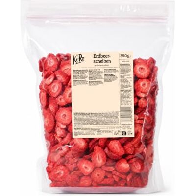 KoRo Fraises Lyophilisées en Tranches 350 g – Fruits Lyophilisés en Douceur, 100 % Naturelles, Sans Sucre ni Additifs, Snack Croquant & Topping Gourmand - Publicité KoRo Fraises Lyophilisées en Tranches 350 g – Fruits Lyophilisés en Douceur, 100 % Naturelles, Sans Sucre ni Additifs, Snack Croquant & Topping Gourmand - Publicité