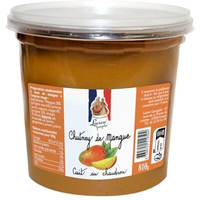 LUCIEN GEORGELIN Chutney de Mangue à l'Oignon Rouge 810 g - Publicité LUCIEN GEORGELIN Chutney de Mangue à l'Oignon Rouge 810 g - Publicité