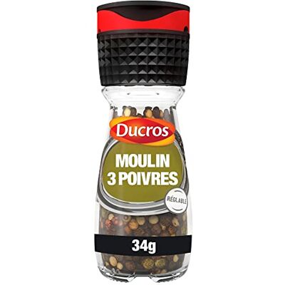 DUCROS Moulin 3 Poivres 34 g - Publicité DUCROS Moulin 3 Poivres 34 g - Publicité