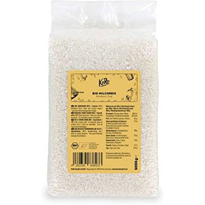 KoRo Riz rond bio 5 kg pack valeur Riz gluant à grains ronds issu de l'agriculture biologique à 100% sans additifs - Publicité KoRo Riz rond bio 5 kg pack valeur Riz gluant à grains ronds issu de l'agriculture biologique à 100% sans additifs - Publicité