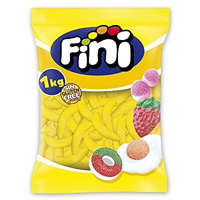 Fini , Bonbons Gélifiés Goût Banane, 1 kg - Publicité Fini , Bonbons Gélifiés Goût Banane, 1 kg - Publicité