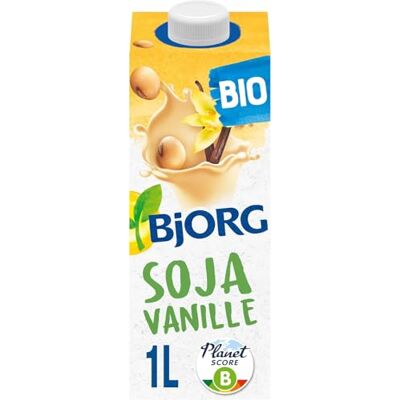 BJORG Boisson Végétale Soja Vanille Boisson Bio Riche en Protéines 1 L lot de 6 (total de 6 L) - Publicité BJORG Boisson Végétale Soja Vanille Boisson Bio Riche en Protéines 1 L lot de 6 (total de 6 L) - Publicité