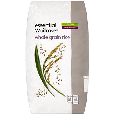 Waitrose Rice Whole Grain Essential 1kg - Publicité Waitrose Rice Whole Grain Essential 1kg - Publicité
