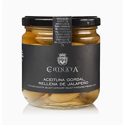 La Chinata Olive Gordal farcie au Jalapeño (340 g) - Publicité La Chinata Olive Gordal farcie au Jalapeño (340 g) - Publicité
